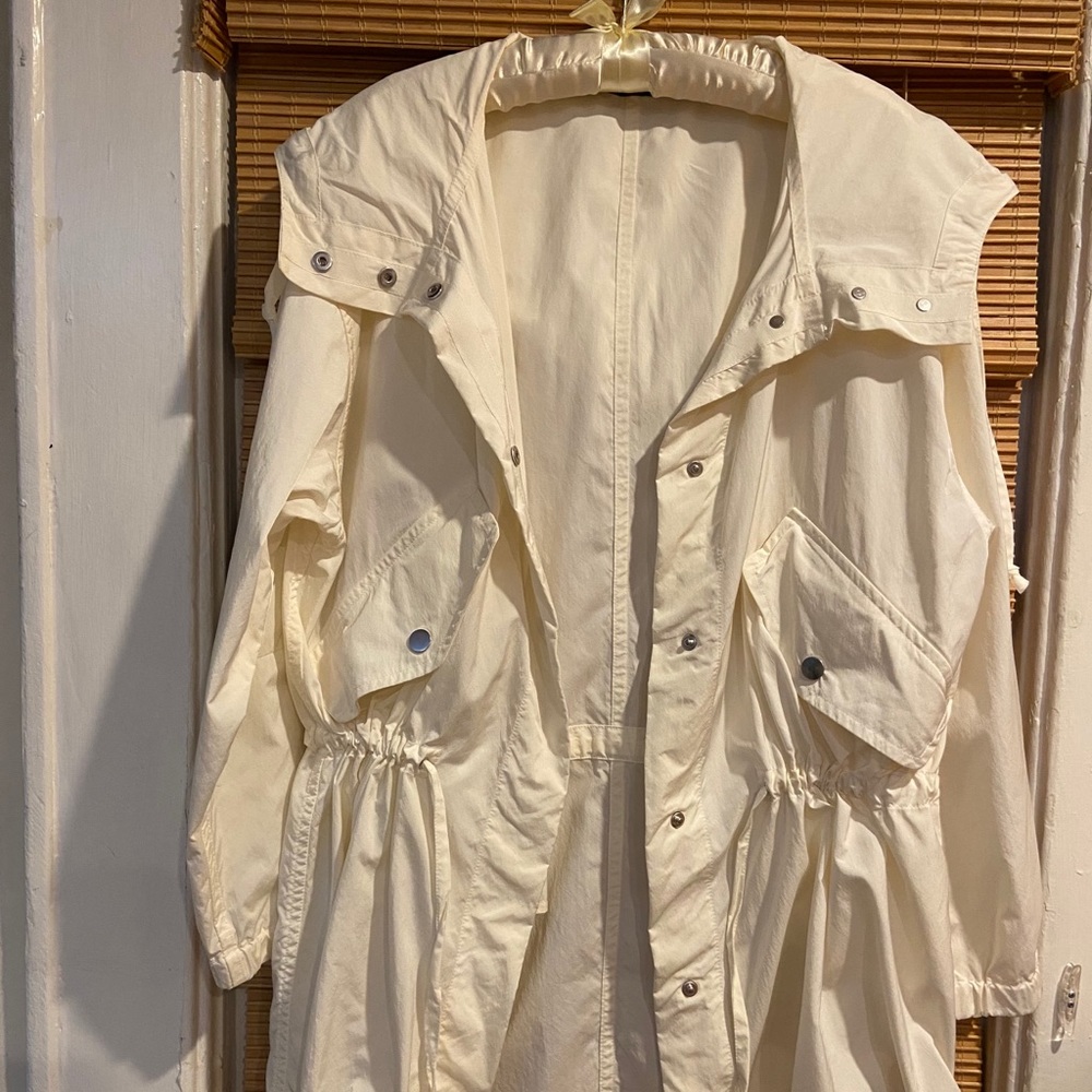 Giorgio Armani off white overcoat / parka NWOT